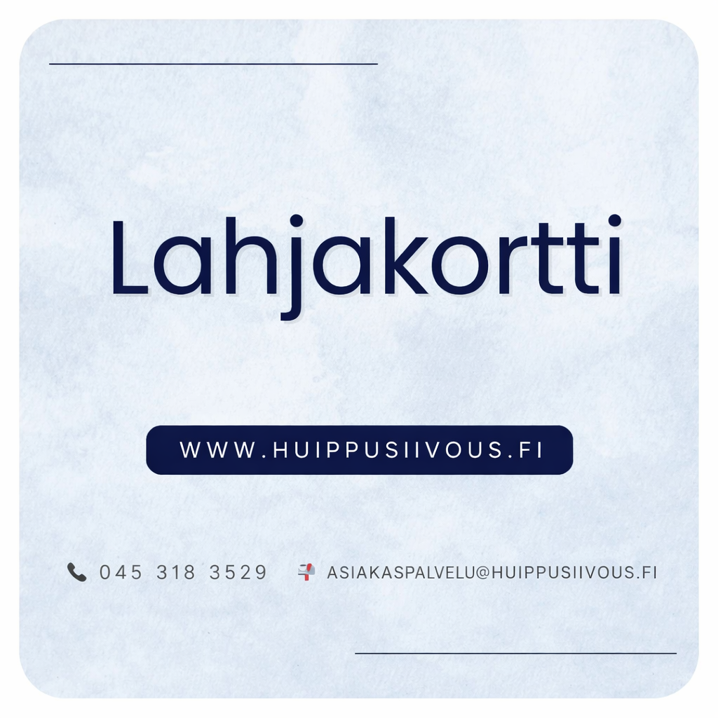 Huippusiivous - Lahjakortti